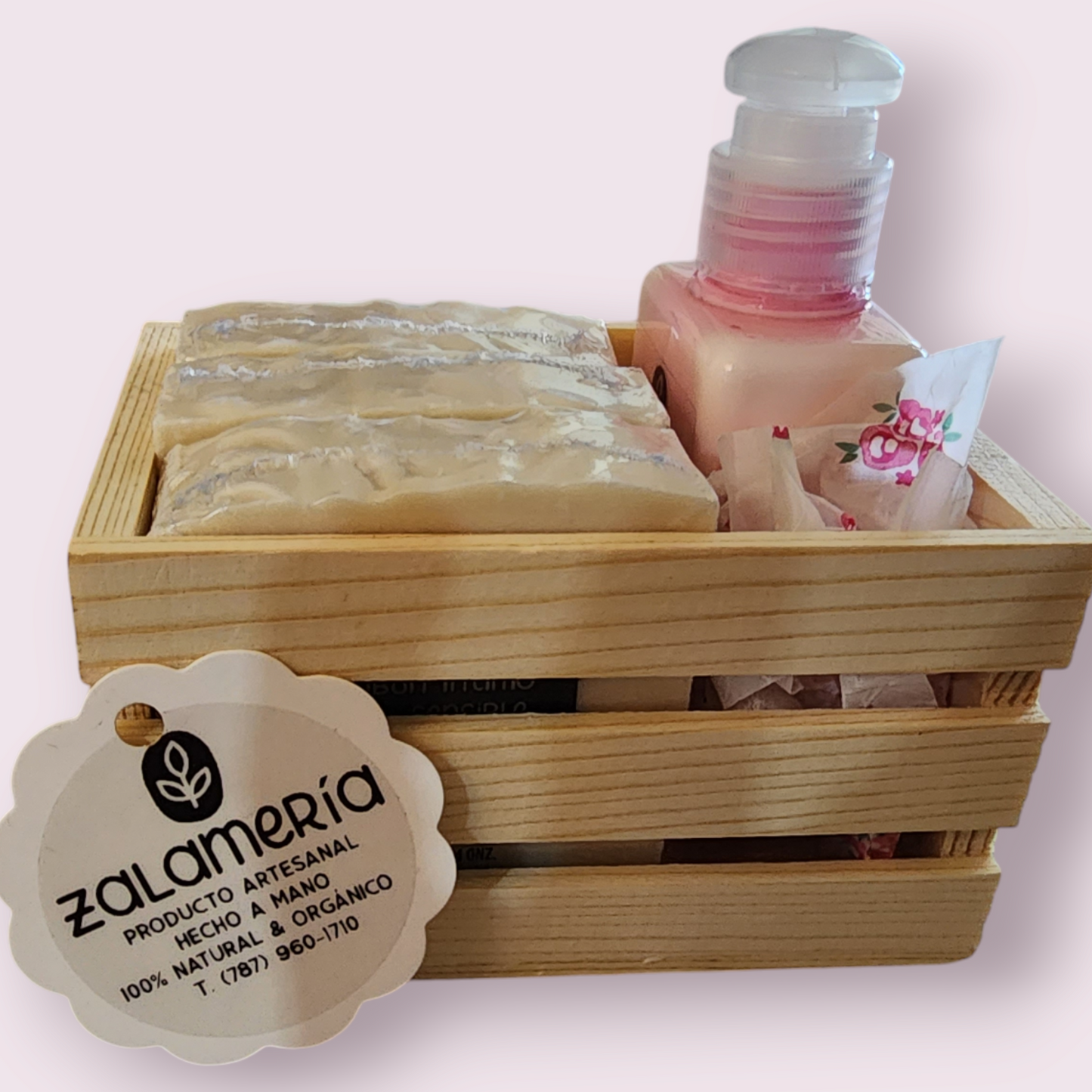 🎁 Caja de Regalo #3 - 3 Jabones Artesanales & Loción 4 onz.