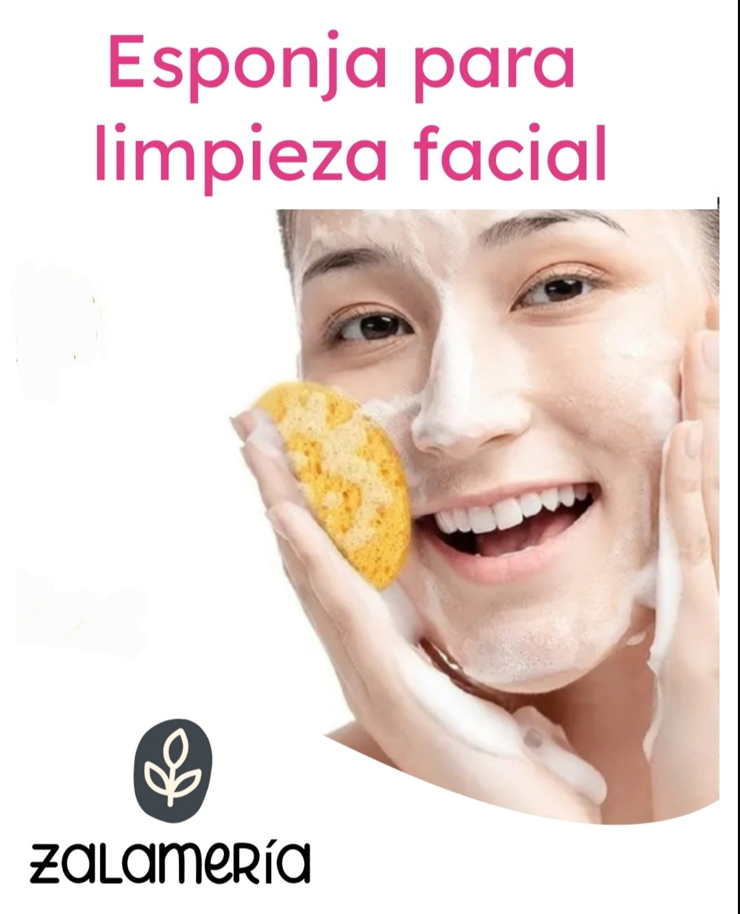 Esponja para limpieza facial